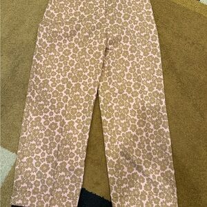 Metrostyle Pink and Tan Patterned Garment